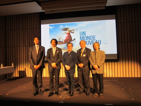 左より：後藤康隆（三菱地所）、 廣野研一（東京国際フォーラム）、ルネ・マルタン、小澤弘一（豊島区）、梶本眞秀