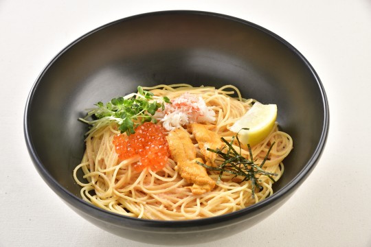 Kamaage Spaghetti Spaghetti <wp-shortcode> Hokkaido salmon roe, sea urchin, snow crab feast spa (1,628 yen)