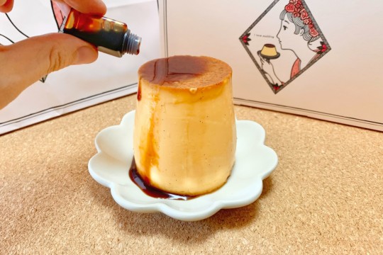 The caramel dripping is irresistible ... Caramel has a strong bitterness, so it is ◎ if you apply it while checking the taste little by little. If you tend to sprinkle all the included seasonings for the time being, be careful!