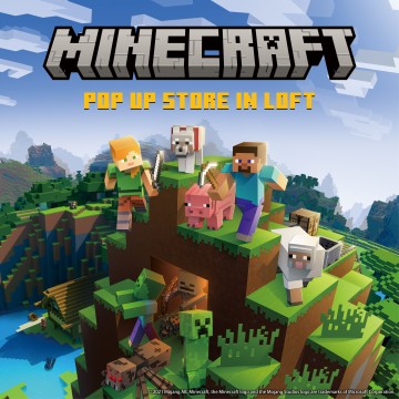 Minecraft POP UP STORE in ロフト