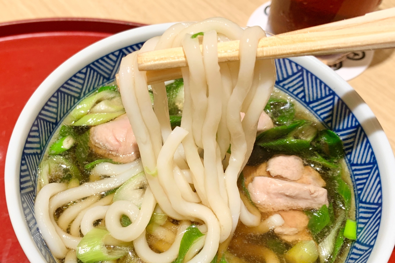 Udon is thin noodles