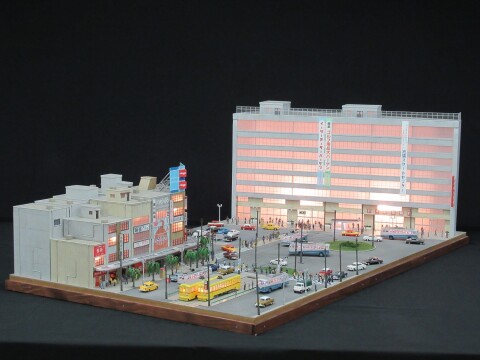 池袋站東口周邊的立體模型（1960年代初期推測）