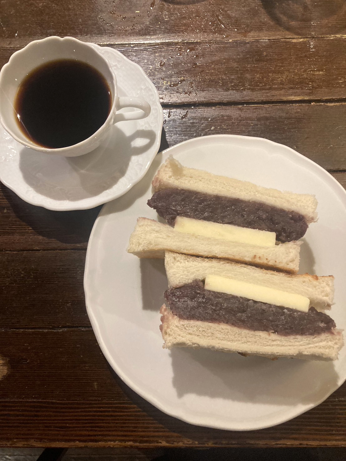 【カフェトロワバグ】小倉バタートースト・トロワブレンドセット