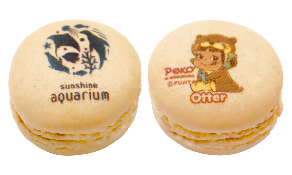 “Peko-chan x Sunshine Aquarium Collaboration Macaron (Otter)”