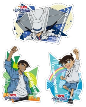 Die-cut stickers (3 types) [550 yen each]