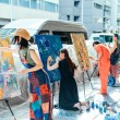 「Kids = Artists」作品制作の様子