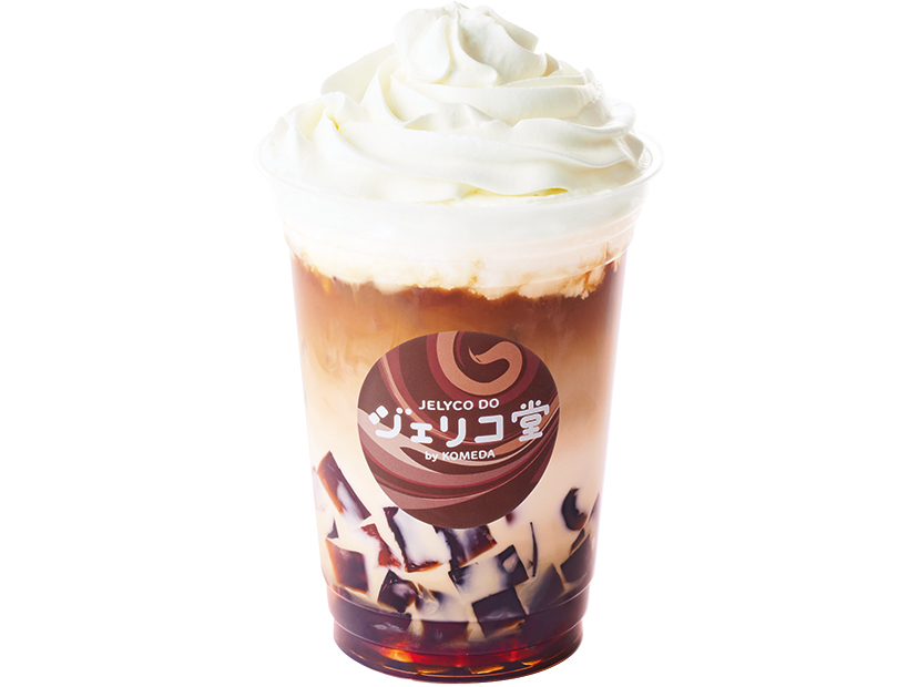 定番ジェリコの「コーヒージェリー&ミルクコーヒー」(R/630円)