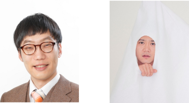 左:お笑い芸人「男性ブランコ」平井まさあきさん 右:文筆家 ワクサカソウヘイさん