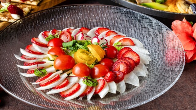 苺を使った前菜