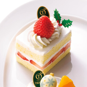 【苺ショートケーキ】新宿高野／Xmasショートケーキ（1個）1,026円●販売：12/23(火)～25(木)