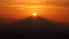 ダイヤモンド富士（2020年）