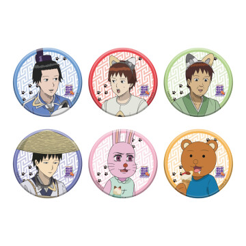 ▲　缶バッジコレクション(全6種)　　価格：1個550円※ランダム封入 