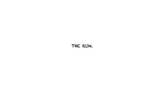 ９階展示エリアで見られる映像展示「THE RUN.」
