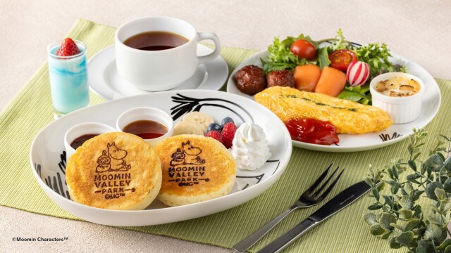 メニュー内容を変更した「パンケーキ朝食」