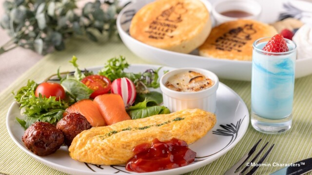 メニュー内容を変更した「パンケーキ朝食」