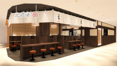 六厘舎ヨドバシ池袋店の店舗デザインイメージ